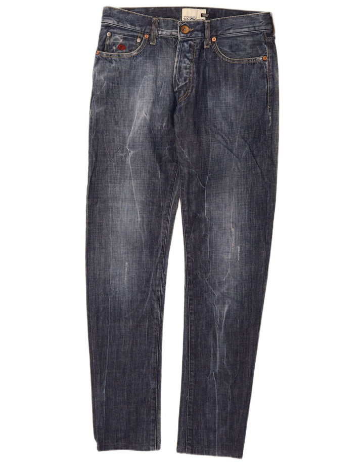 Energie Mens Slim Jeans W30 L32 Azul Algodão