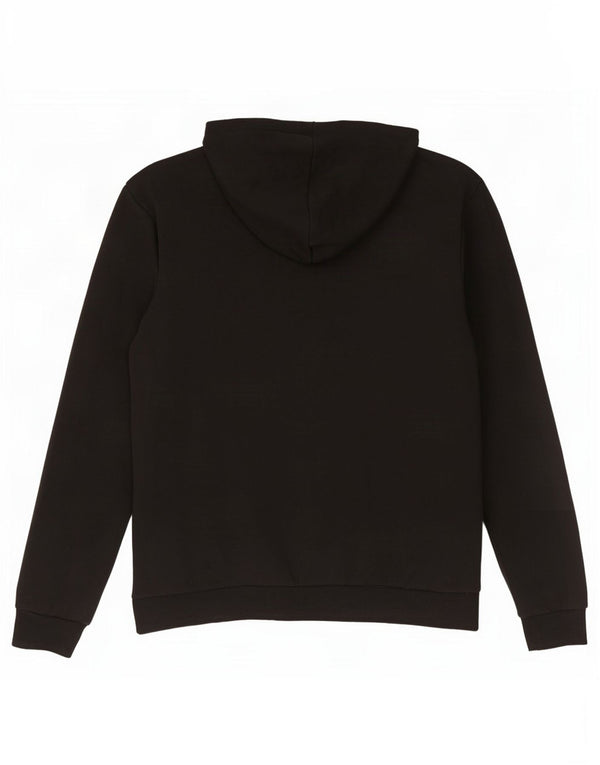 Puma Mens Hoodie Jumper Grande Algodão Preto