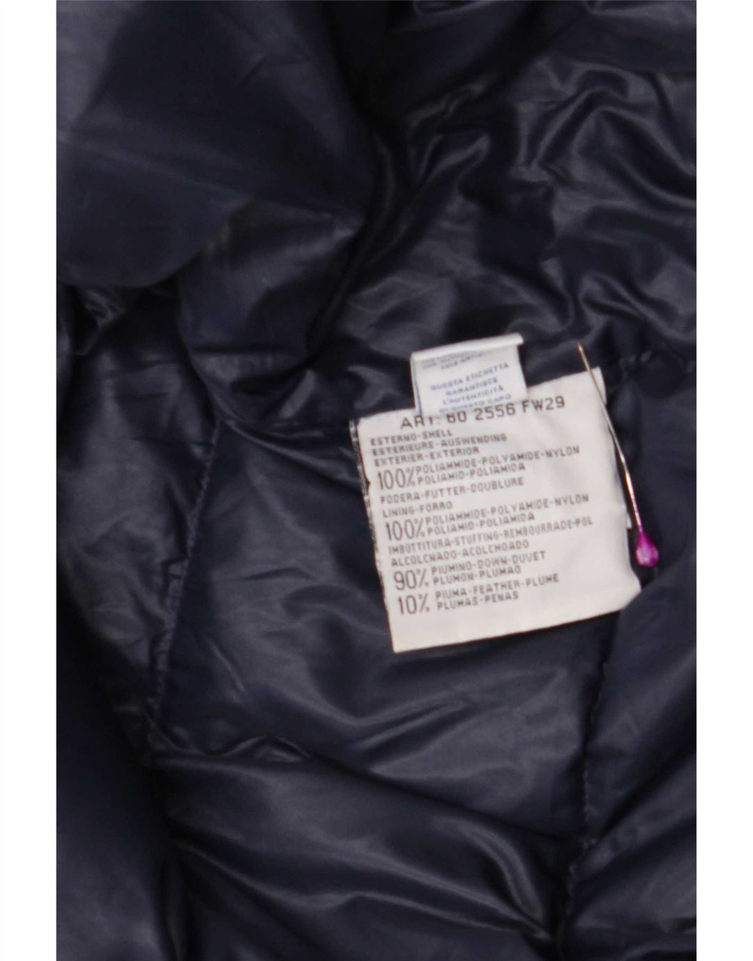 Jaqueta acolchoada feminina com capuz North Sails UK 16 grande poliamida roxa