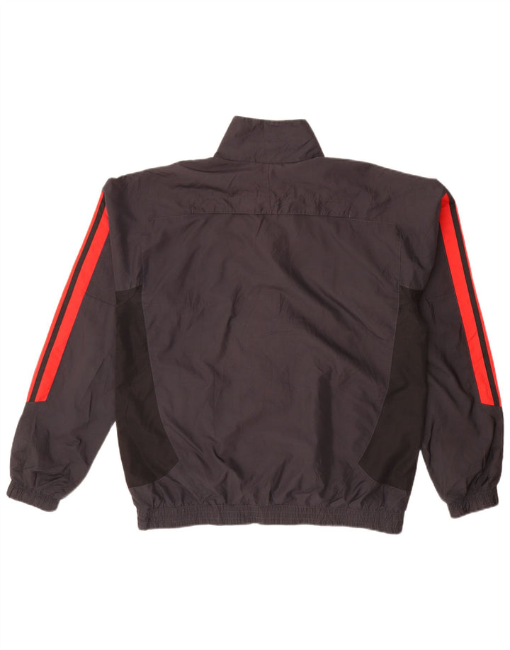 ADIDAS Mens Tracksuit Top Jacket UK 40/42 Medium Black Colourblock