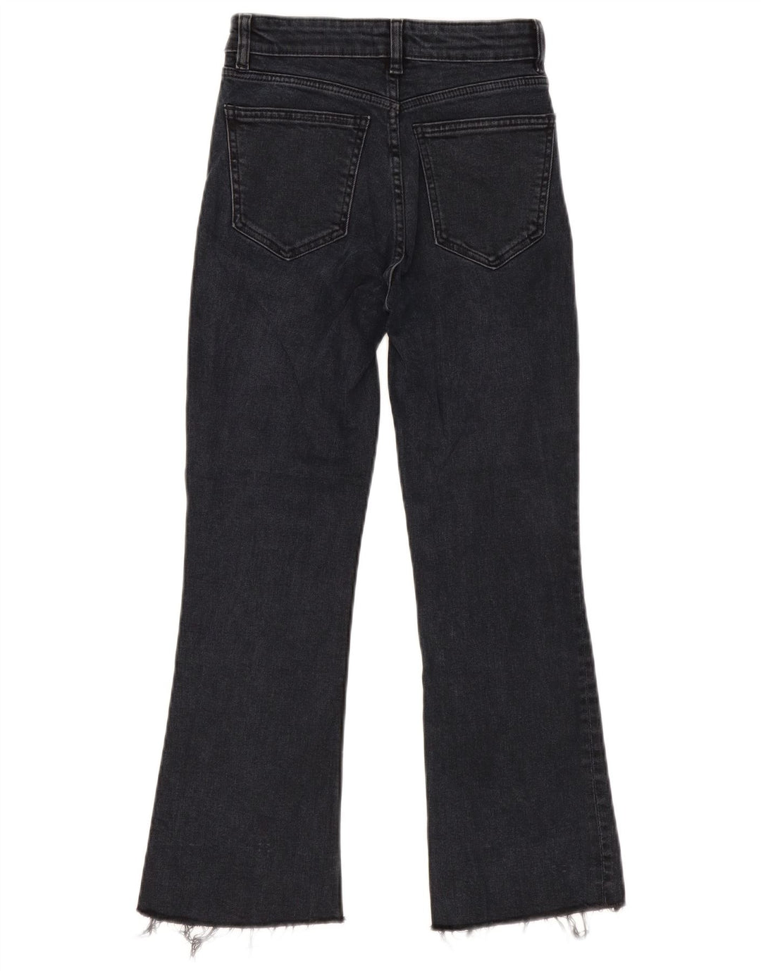 Calça jeans feminina Zara Bootcut EU 34 2XS W24 L25 azul marinho