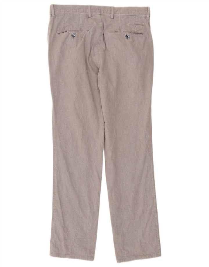 Calça Chino Masculino Massimo Dutti EU 38 Pequeno W30 L29 Cinza Argyle/Diamante