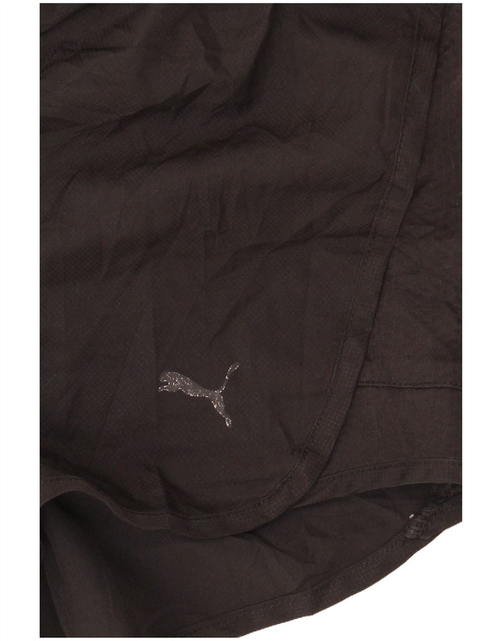 Shorts esportivos femininos PUMA UK 16 grandes pretos