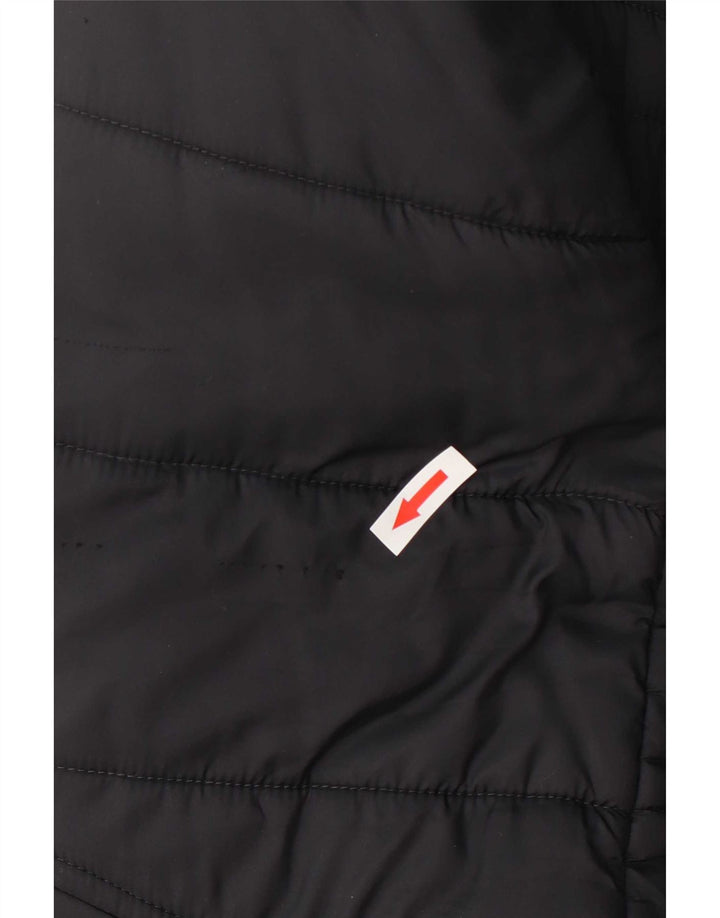 Jaqueta acolchoada masculina Diesel UK 40 grande nylon cinza