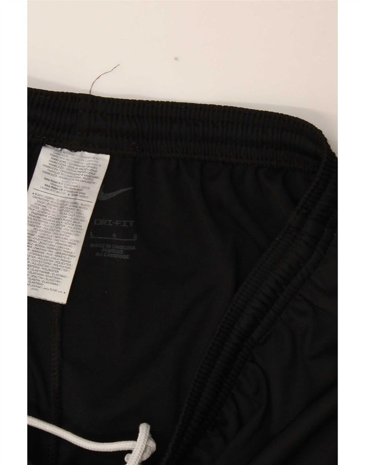 Calça de treino masculina Nike Dri Fit grande poliéster preto