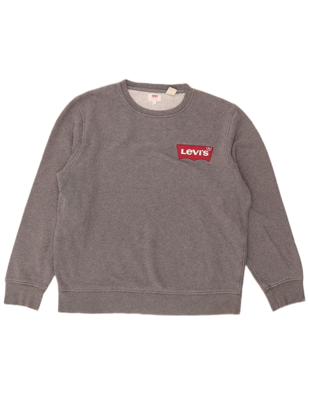 Moletom gráfico masculino Levi's Jumper XL cinza algodão