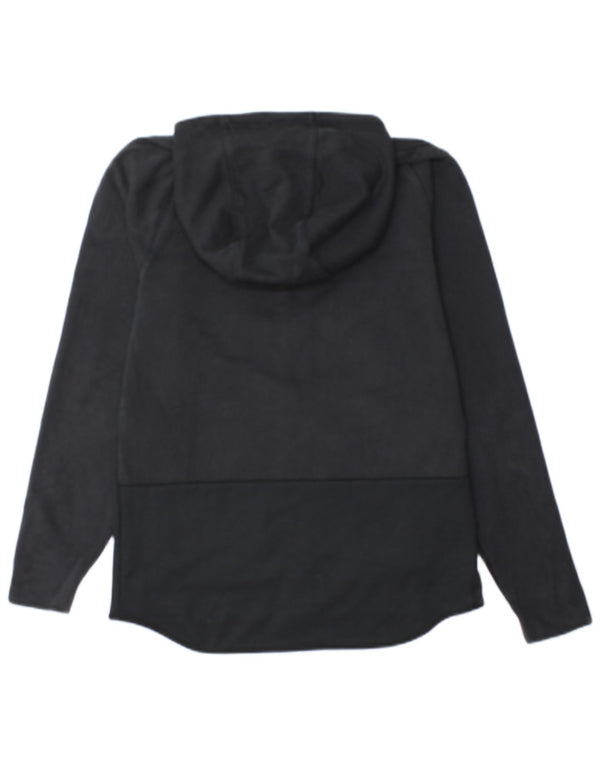 Suéter Nike Masculino Zip com Capuz Pequeno Algodão Preto