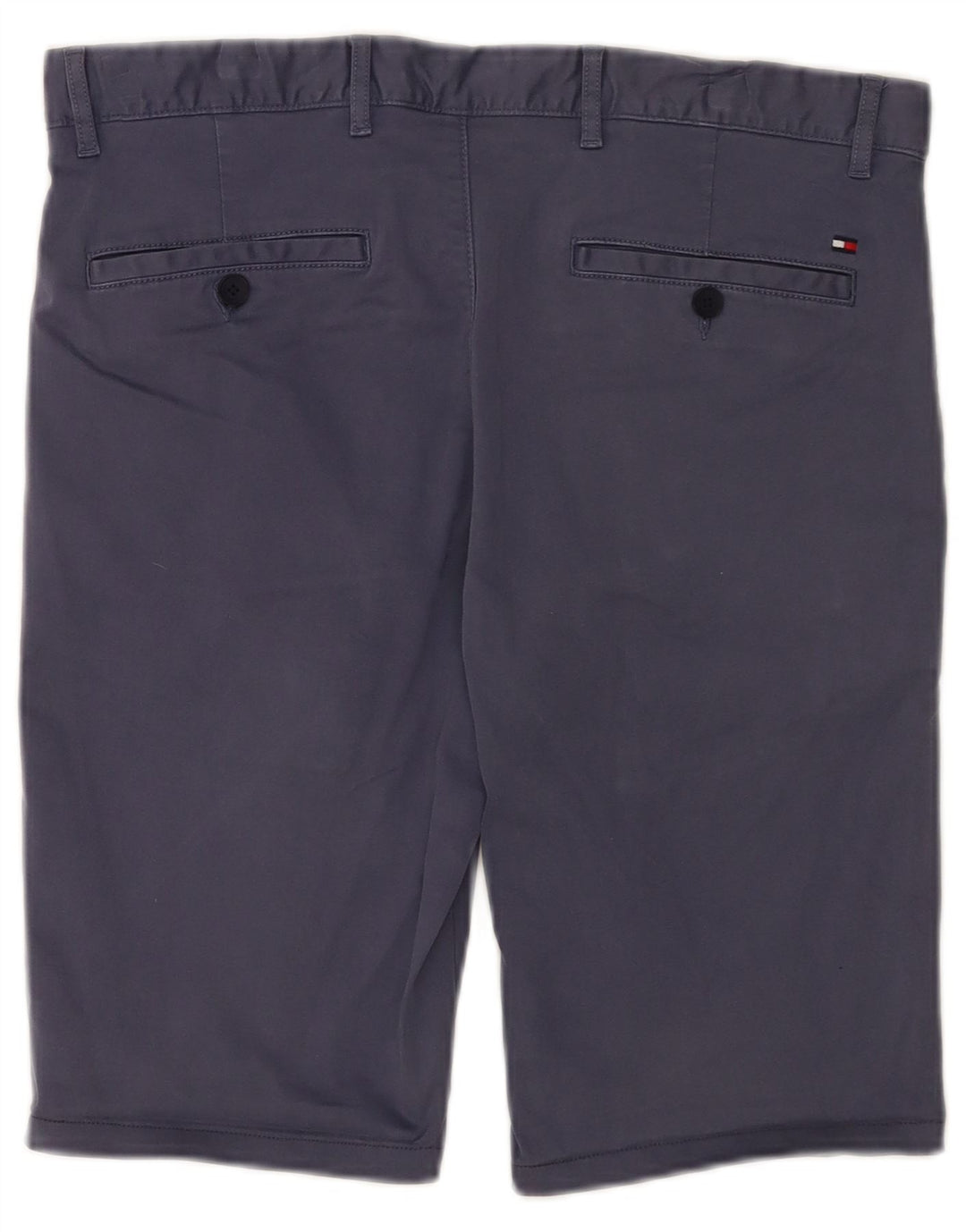 Tommy Hilfiger Mens Chino Shorts W32 Médio Algodão Azul Marinho