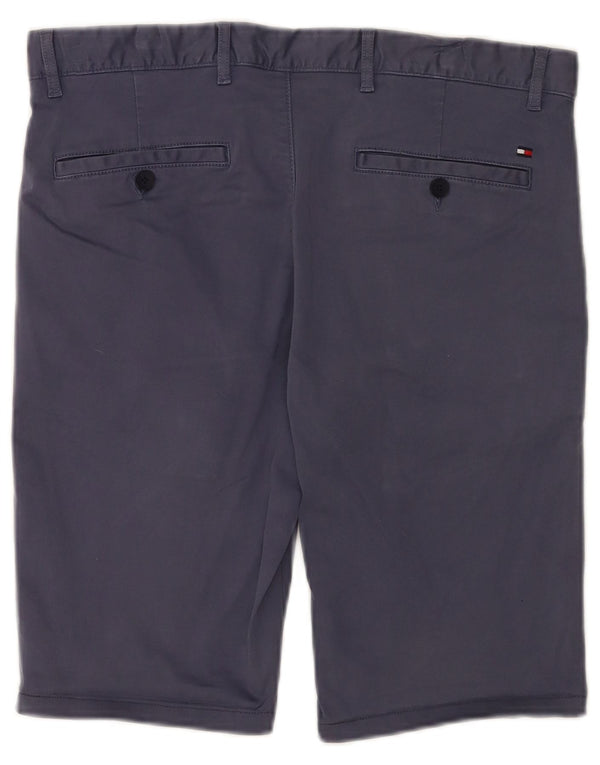 Tommy Hilfiger Mens Chino Shorts W32 Médio Algodão Azul Marinho