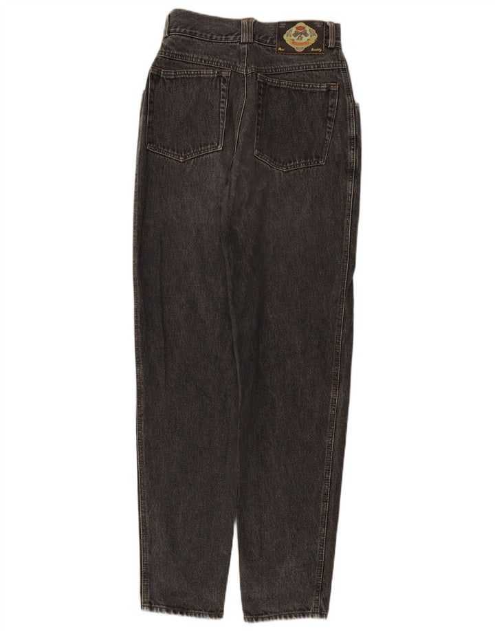 Jeans feminino Mash de cintura alta cônico W26 L31 cinza