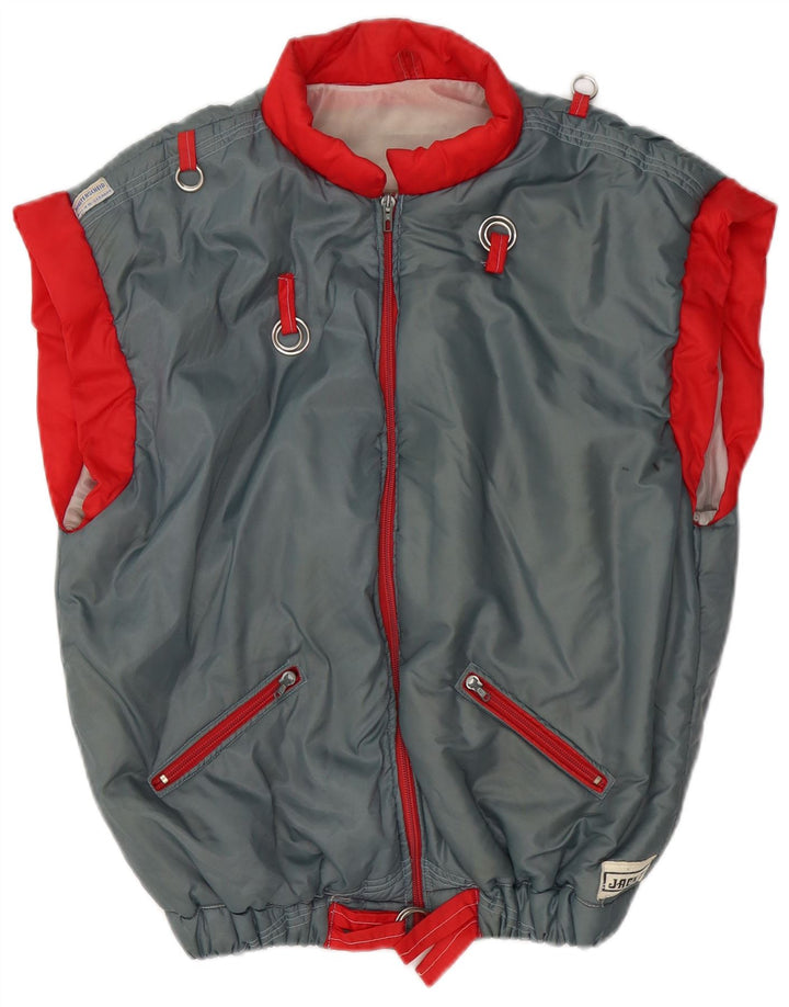 Colete feminino JACK DANIELS UK 16 grande bloco cinza