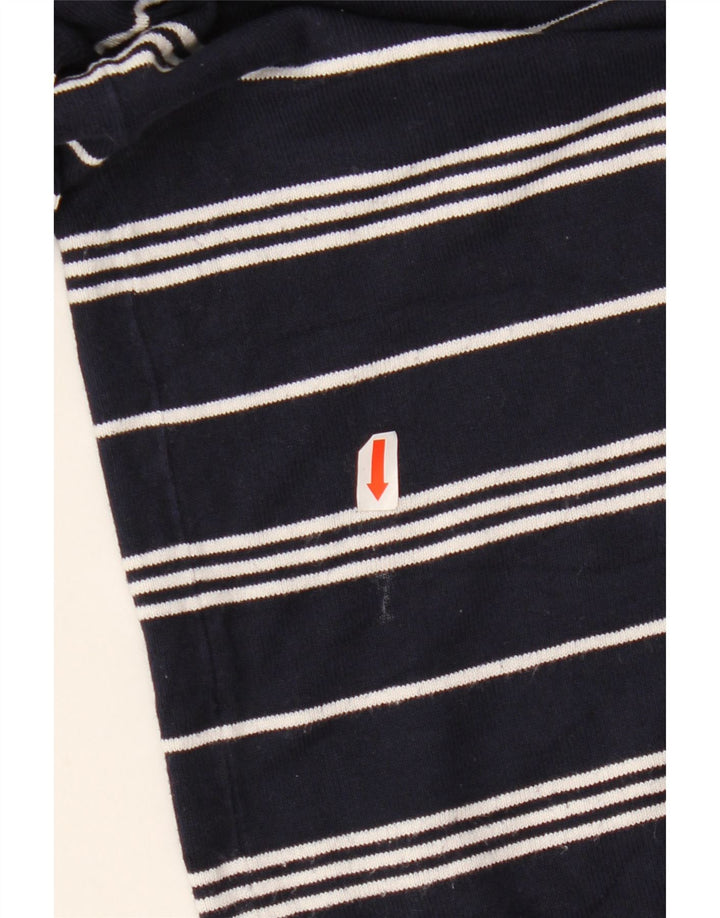 Suéter feminino MARKS & SPENCER com gola redonda e gola redonda UK14 médio azul marinho
