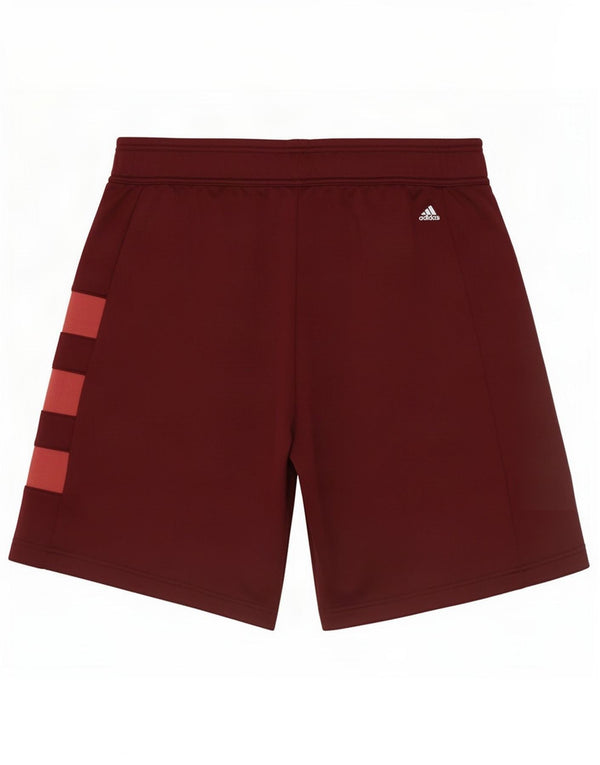 Adidas Mens Munster Rugby Sport Shorts Grande Marrom Colorblock Poliéster