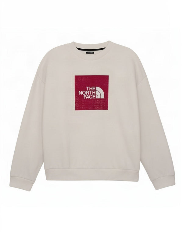 Suéter gráfico feminino The North Face UK 16 grande algodão branco
