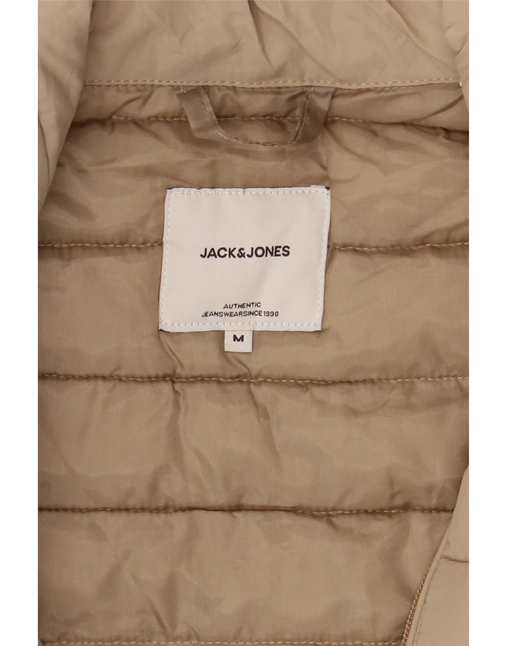 Jaqueta acolchoada masculina Jack & Jones UK 38 médio bege