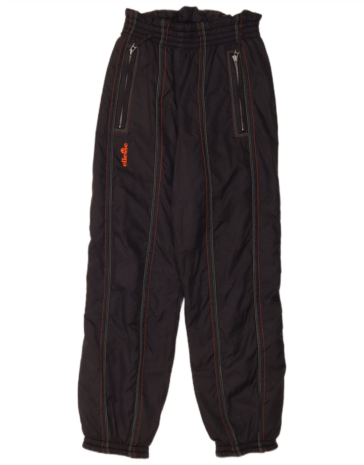 Ellesse Womens Joggers Ski Calças UK 12 Médio Preto Poliamida