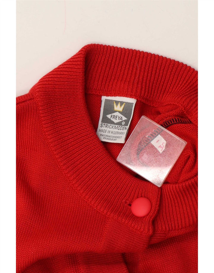 Suéter cardigã feminino Freya EU 38 poliacrílico vermelho médio