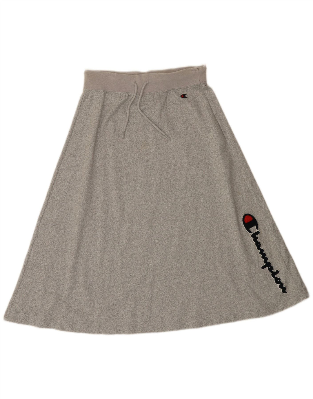 Saia feminina Champion com estampa A-Line pequena W28 algodão cinza
