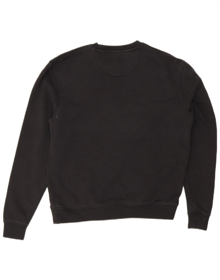 Jack Wills moletom gráfico masculino jumper pequeno algodão preto