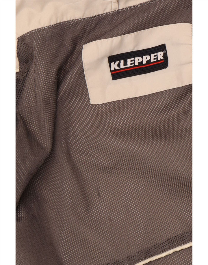 Jaqueta de chuva masculina Klepper UK 42 XL branca