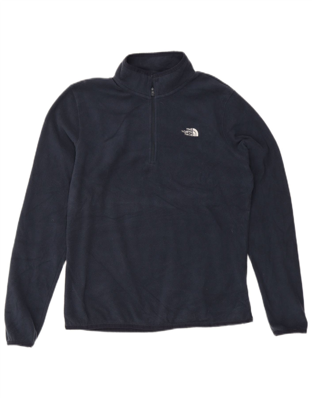 Jumper de lã feminino The North Face Reino Unido 14 grande poliéster azul marinho