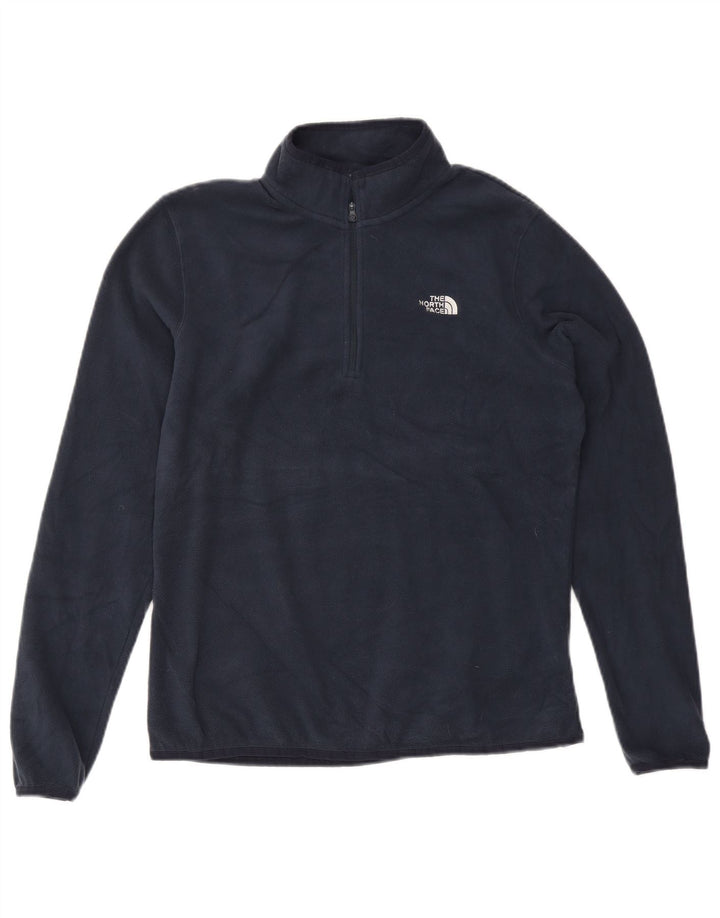 Jumper de lã feminino The North Face Reino Unido 14 grande poliéster azul marinho
