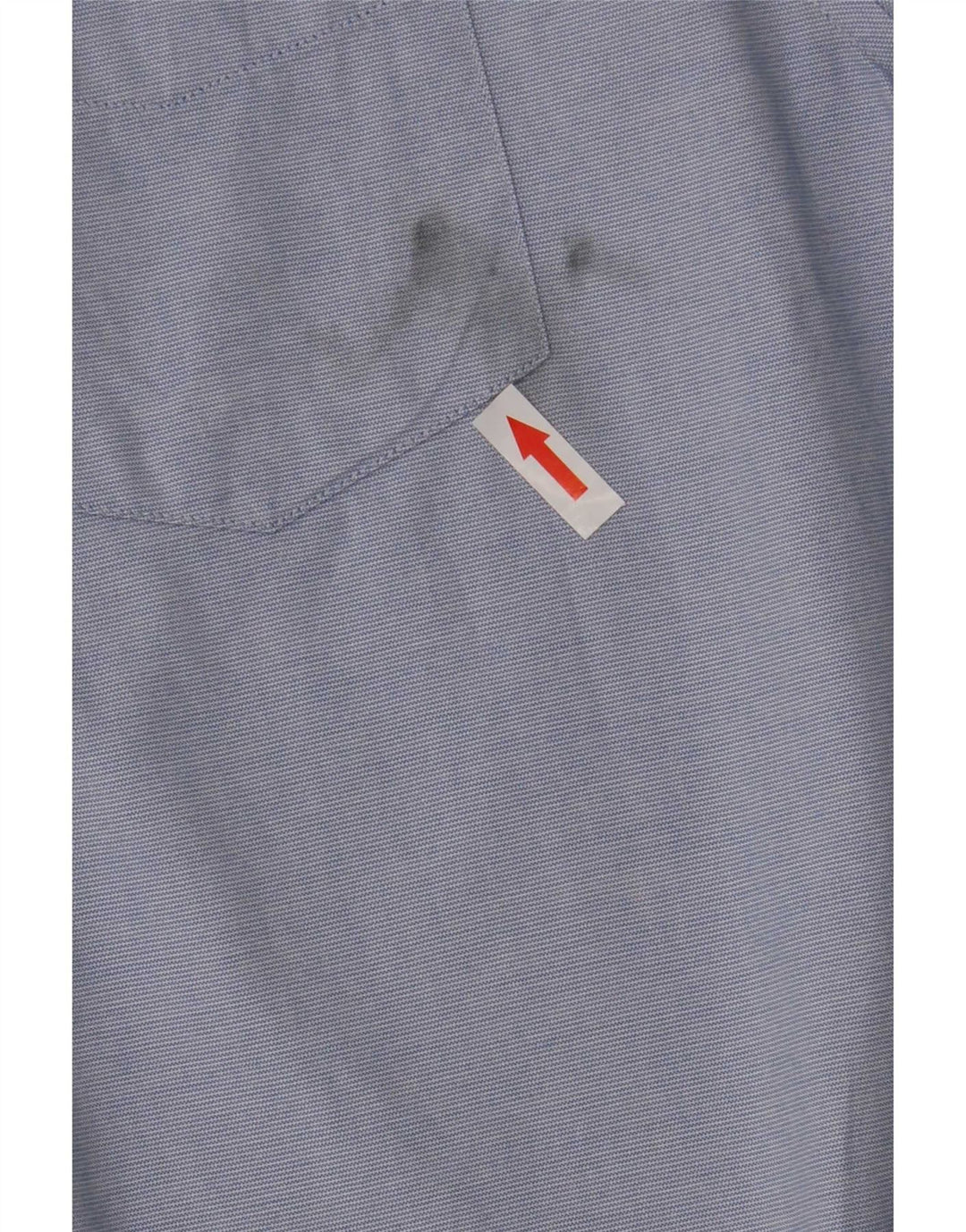 Camisa masculina Superdry Regular Fit grande algodão listrado azul
