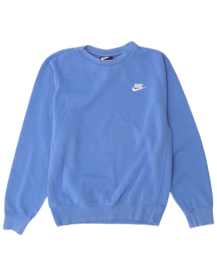 Nike Mens Moletom Jumper XS Azul Algodão