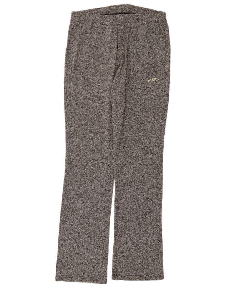 Calça de treino masculina Asics grande algodão manchado cinza