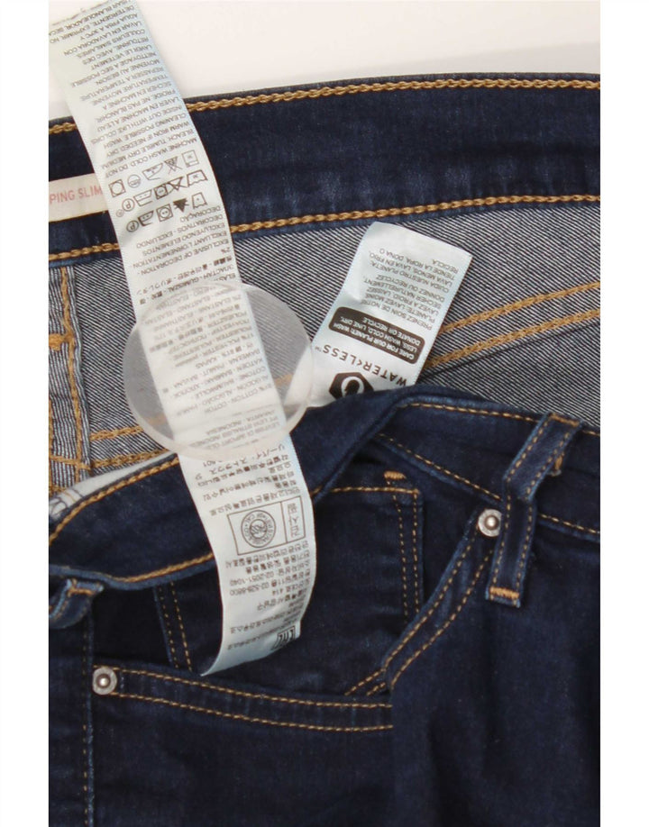 Calça jeans feminina Levi's 312 Shaping Slim W32 L30 azul algodão
