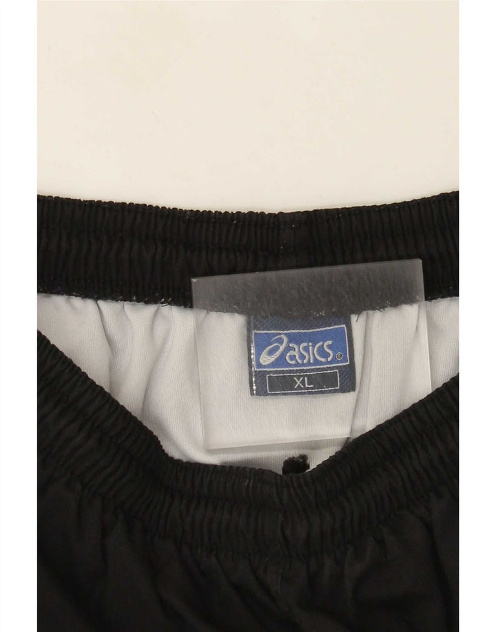 Shorts esportivos gráficos masculinos Asics XL preto algodão