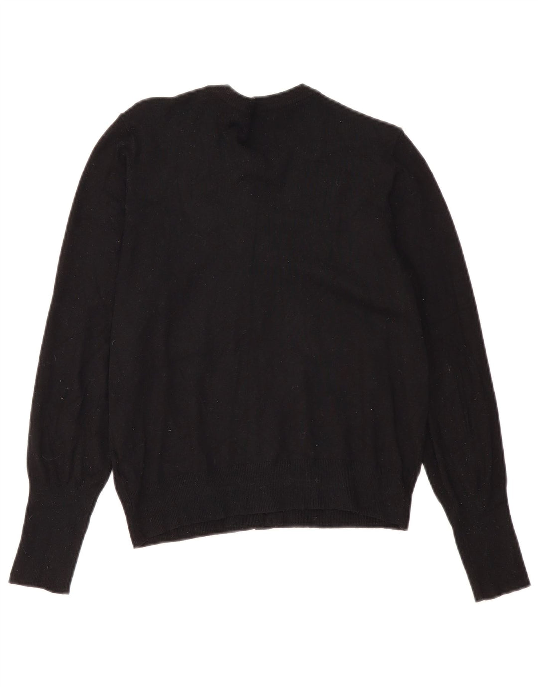 Suéter cardigã feminino Marks & Spencer Reino Unido 12 viscose preta média