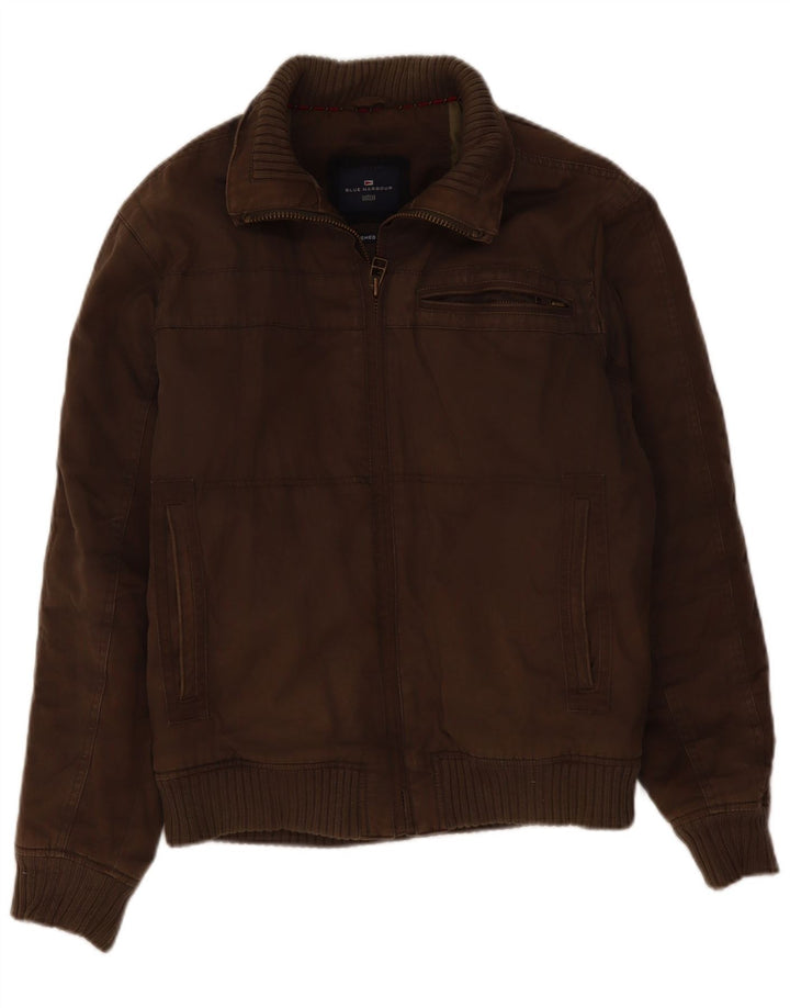 Jaqueta bomber masculina Marks & Spencer Reino Unido 36 algodão cáqui pequeno