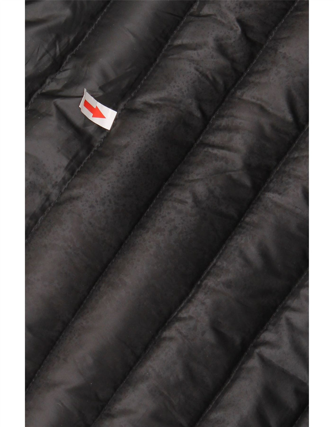 Jaqueta masculina acolchoada com capuz Fcuk UK 38 poliéster colorblock preto médio