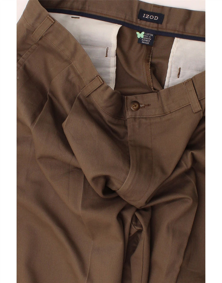 IZOD Mens Pegged Chino Trousers W36 L32 Grey Cotton Vintage Izod and Second-Hand Izod from Messina Hembry 