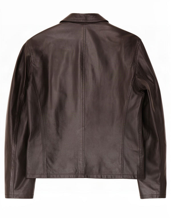 Jaqueta de couro masculina Sasch IT 50 grande poliéster preto