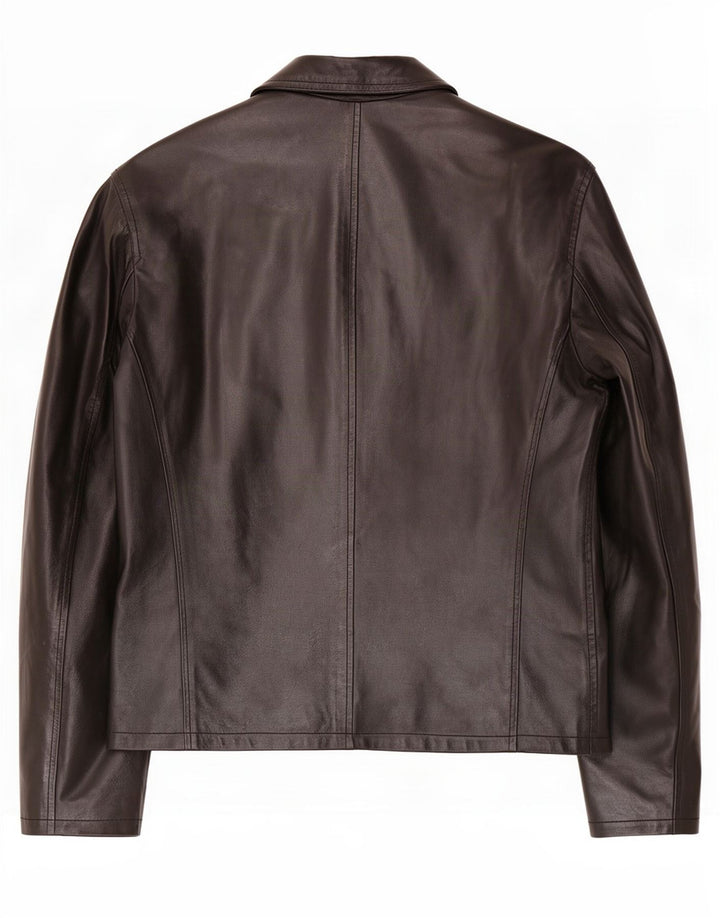 Jaqueta de couro masculina Sasch IT 50 grande poliéster preto