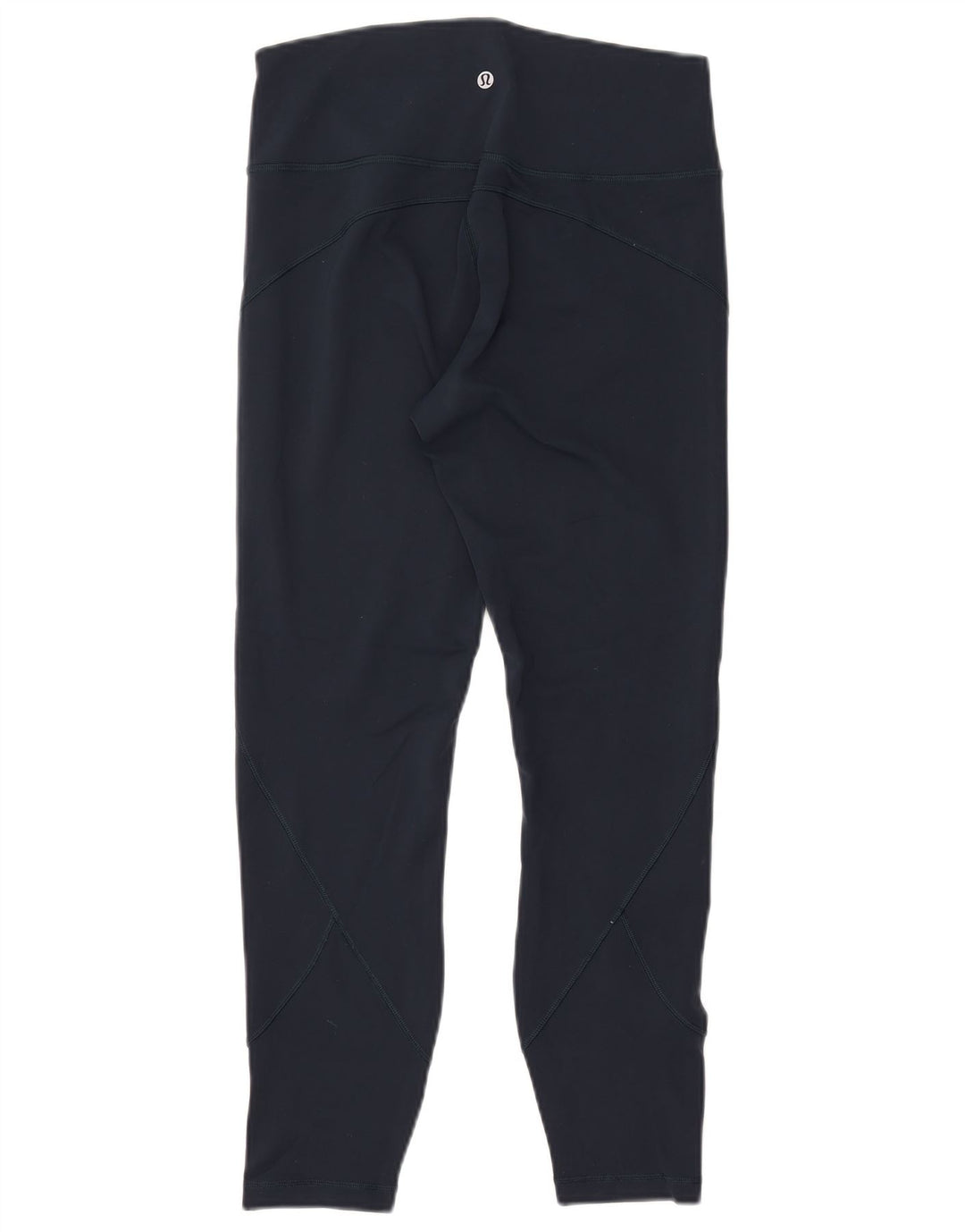 Leggings femininas LULULEMON EUA 10 grande nylon azul marinho