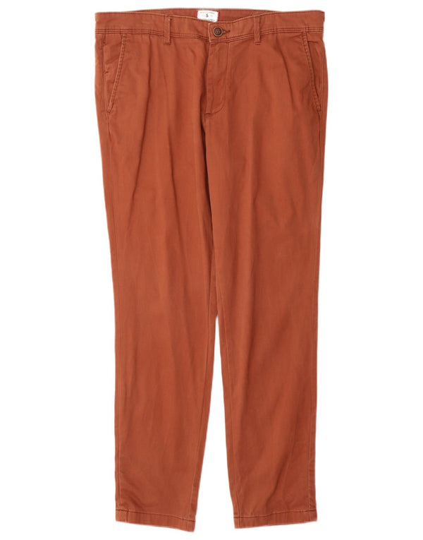 Calça Chino Masculina Slim Jack & Jones W34 L30 Algodão Marrom