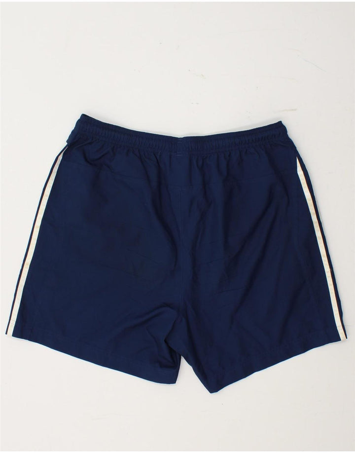 Shorts esportivos masculinos ADIDAS grandes poliéster azul marinho