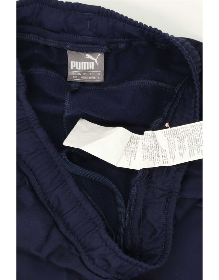 Calça de treino masculina Puma joggers pequeno poliéster azul marinho