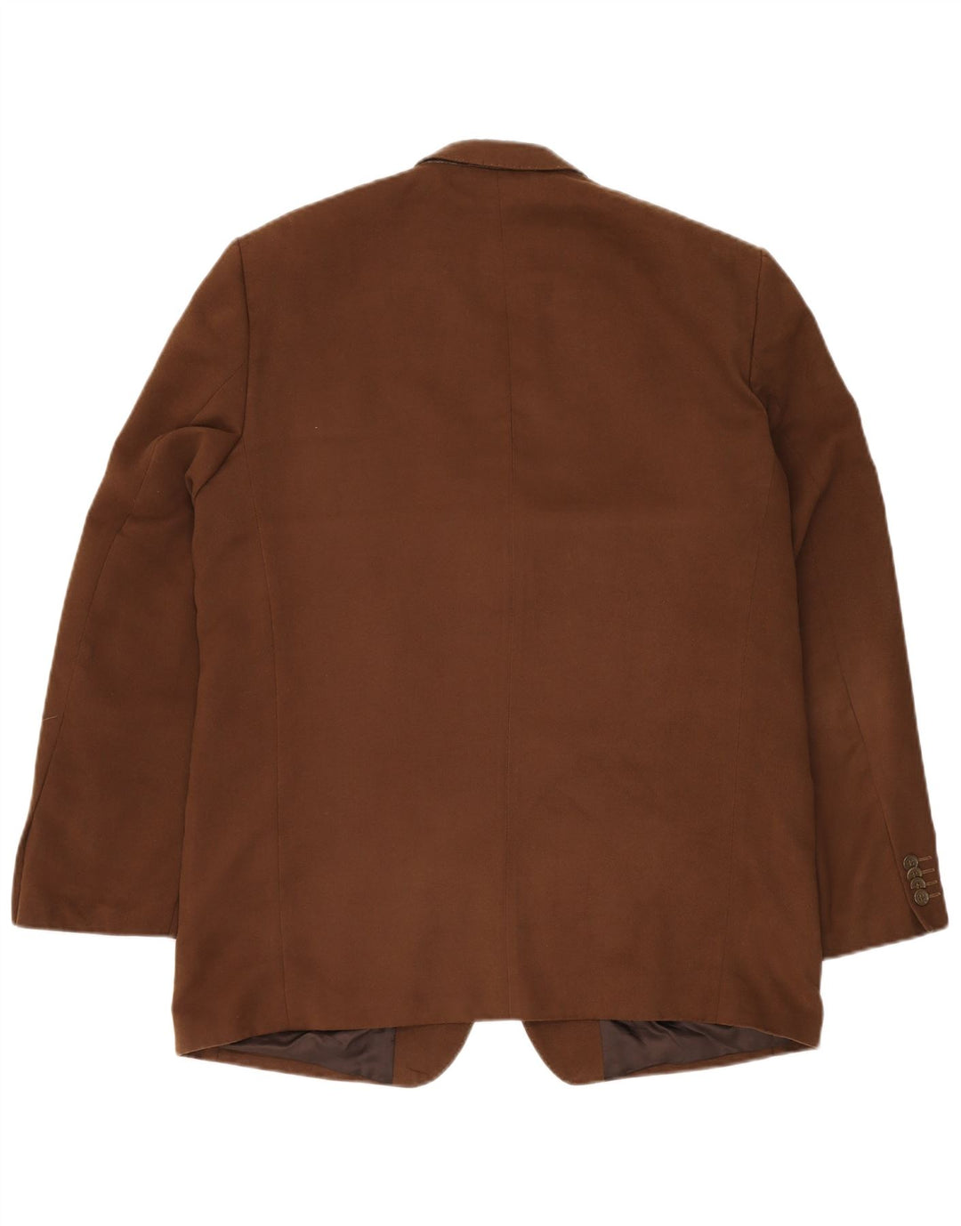 Jaqueta blazer masculina ROBBIE com 3 botões Reino Unido 42 XL marrom poliéster