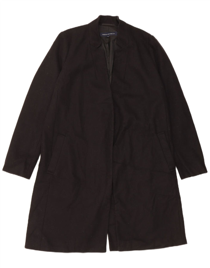 Sobretudo feminino oversized French Connection UK 12 lã preta média