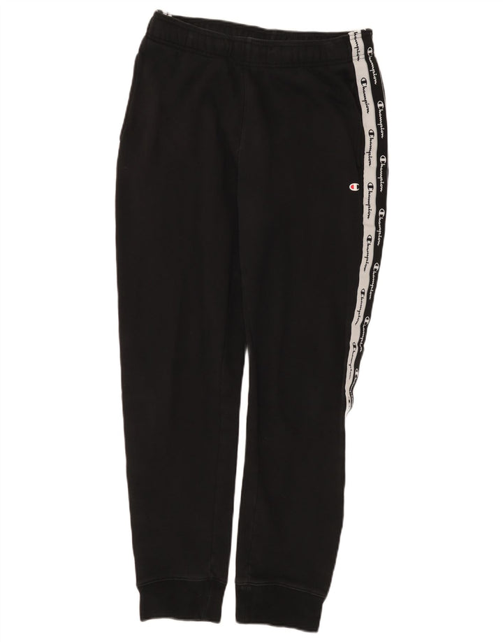 Calça esportiva masculina Champion Graphic Joggers pequena preta