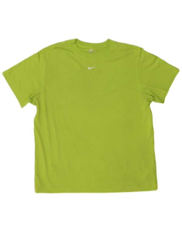 Camiseta masculina Nike Loose Fit Top Pequeno Algodão Verde