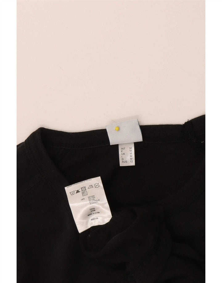 Arena Camiseta masculina gráfica Top médio algodão preto