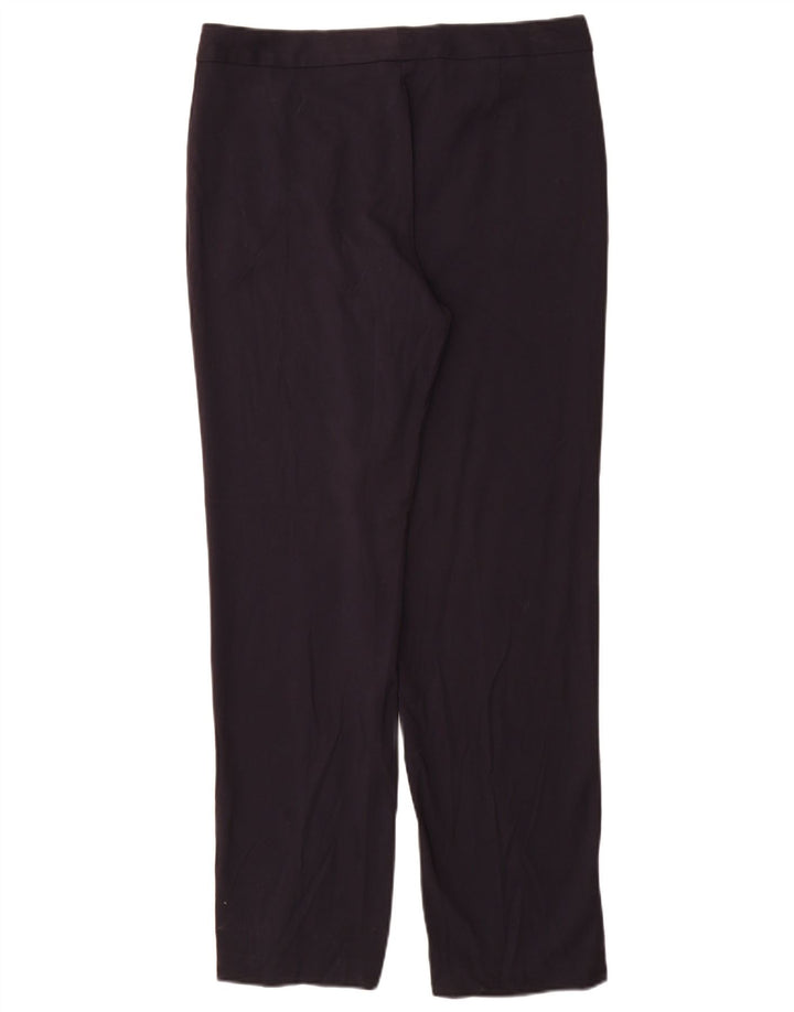 Calça feminina Marks & Spencer Reino Unido 12 médio W32 L31 azul marinho