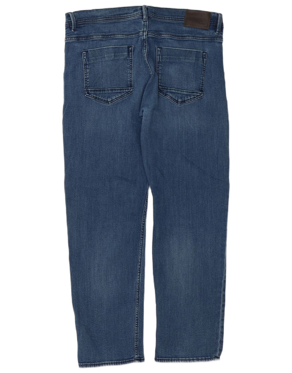 Hugo Boss Masculino Slim Jeans W36 L30 Azul Algodão