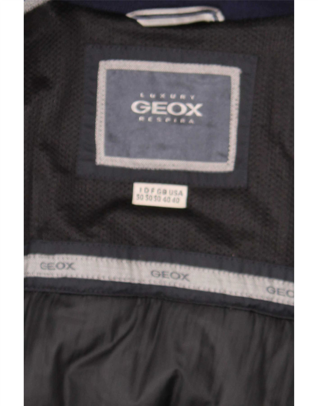 Jaqueta acolchoada Geox masculina Respira UK 40 grande preta