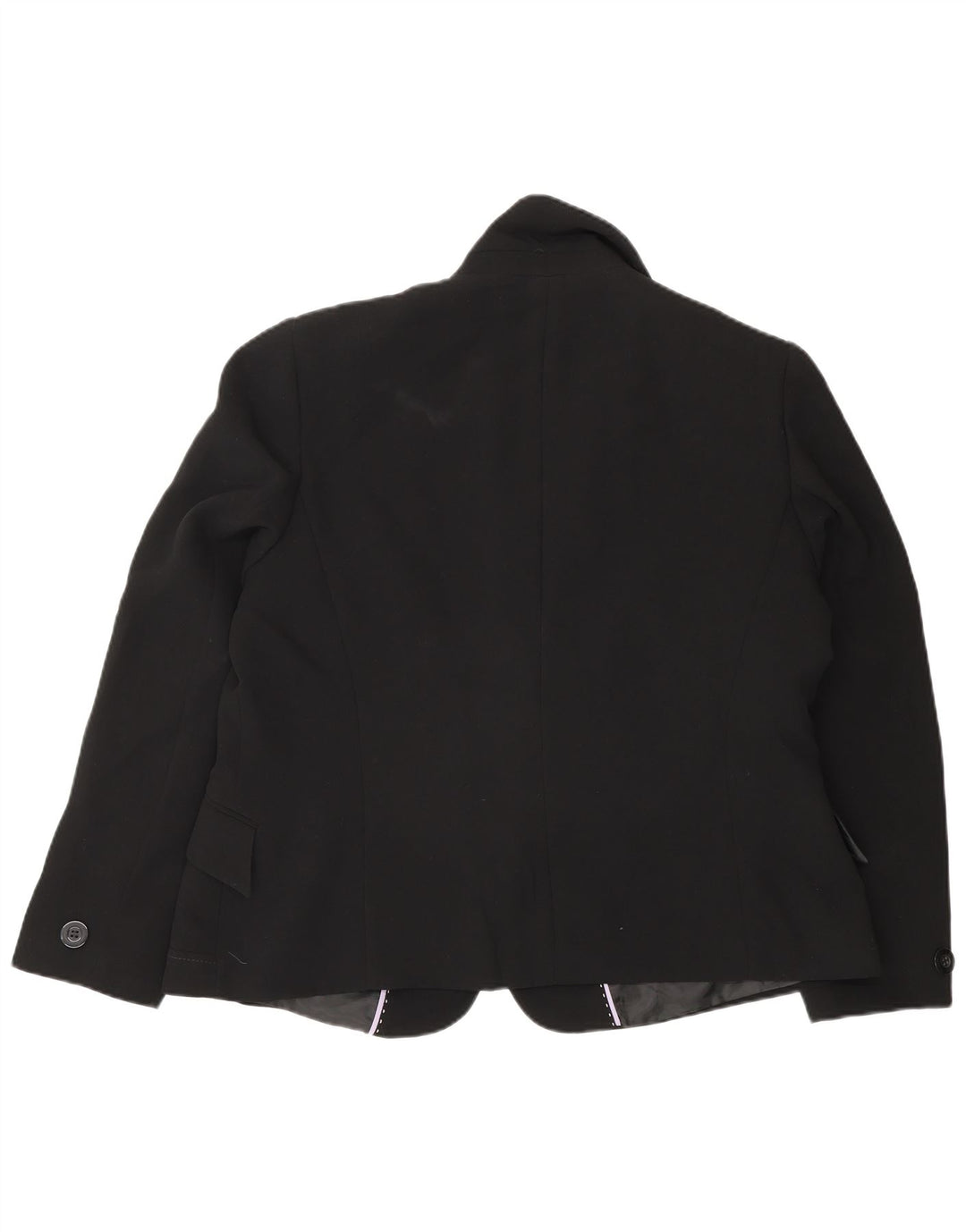 Jaqueta blazer feminina Marks & Spencer com 1 botão Reino Unido 18 XL preta